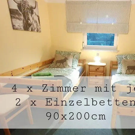 Grosses Bucheneck Fuer Gruppen, Familien & Firmen 7 Schlafzimmer 3 Baeder Grosse Terrasse Nahe Rhododendronpark Prázdninový dům Kromlau